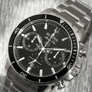 Bulova Marine Star Men's Watch Black Chronograph 96B272