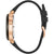 Bulova Maquina Men's Watch Rose Gold Black Skeleton 98A177
