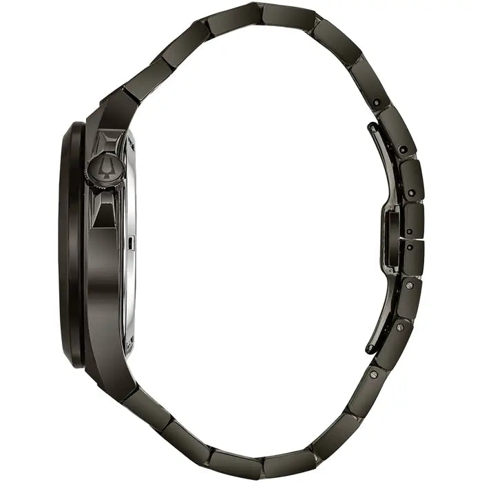 Bulova Maquina Men's Watch Black Skeleton 98A179