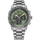 Citizen Men's Promaster Navihawk Green Chronograph Eco-Drive Watch CA4664-60W Citizen