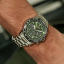 Citizen Men's Promaster Navihawk Green Chronograph Eco-Drive Watch CA4664-60W Citizen