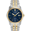 Citizen Men's Two-Tone Blue Eco-Drive Watch BM7334-58L Citizen