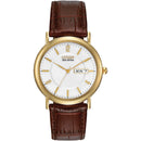 Citizen Men's Gold Day/Date Strap Eco-Drive Watch BM8242-08A Citizen