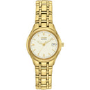 Citizen Ladies Gold Eco-Drive Watch EW1262-55P Citizen