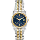 Citizen Corso Ladies Two-Tone Blue Eco-Drive Watch EW2294-53L Citizen