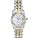 Citizen Corso Ladies Two-Tone Mother Of Pearl Eco-Drive Watch EW2296-58D Citizen