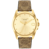 Coach Greyson Ladies Gold Brown Watch 14504111 Coach