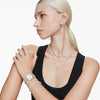 Swarovski Constella Necklace Crystal Pearl Round Cut Silver 5705626 Swarovski