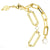 Swarovski Constella Paperclip Bracelet Round Cut Gold 5683359