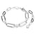 Swarovski Constella Paperclip Bracelet Round Cut Silver 5683353