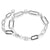 Swarovski Constella Paperclip Bracelet Round Cut Silver 5683353
