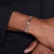 Swarovski Constella Paperclip Bracelet Round Cut Silver 5683353