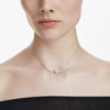 Swarovski Constella Necklace Crystal Pearl Round Cut Silver 5705626 Swarovski