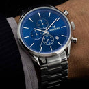 Vincero Chrono S Men's Blue Watch BLU-SILM-S12 Vincero