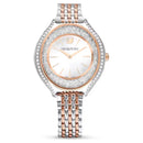 Swarovski Crystalline Aura Ladies Watch Two Tone Pavé 5644075