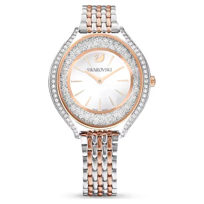 Swarovski Crystalline Aura Ladies Watch Two Tone Pavé 5644075