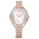 Swarovski Crystalline Aura Ladies Watch Rose Gold Pavé 5519459