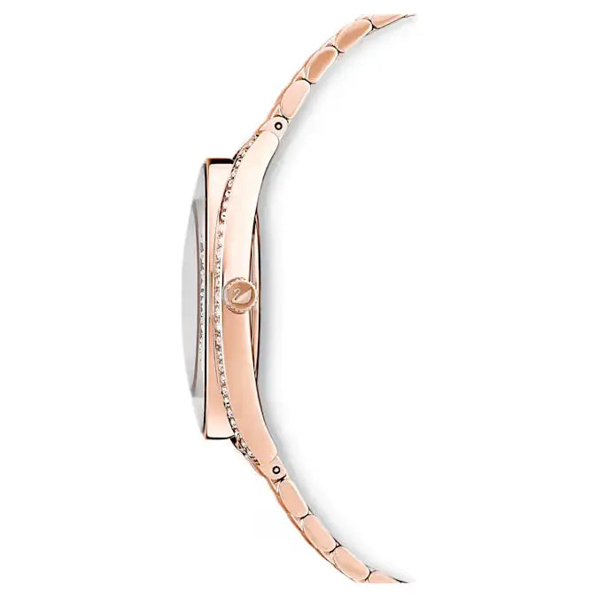 Swarovski Crystalline Aura Ladies Watch Rose Gold Pavé 5519459