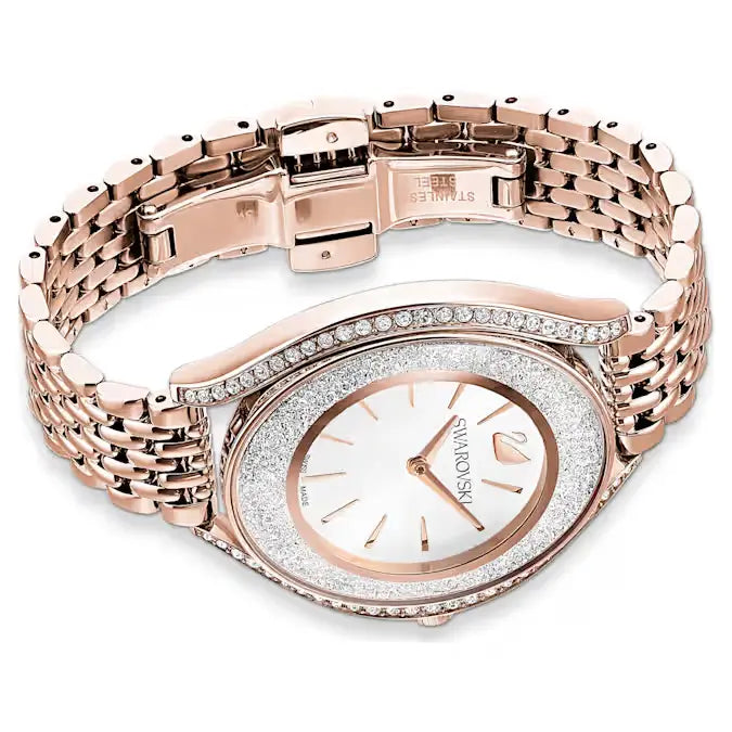 Swarovski Crystalline Aura Ladies Watch Rose Gold Pavé 5519459
