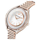 Swarovski Crystalline Aura Ladies Watch Rose Gold Pavé 5519459