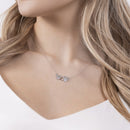 Disney Mickey & Minnie Mouse Heart Pendant Necklace