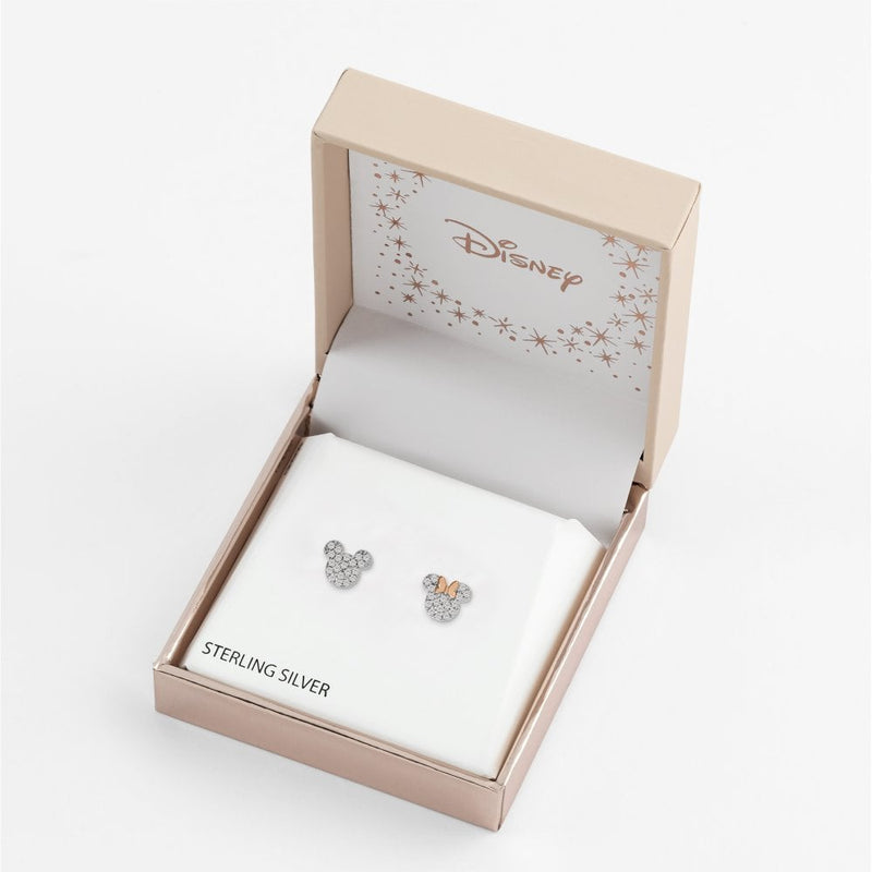 Disney Minnie & Mickey Mouse Mismatched Stud Earrings