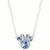 Disney Minnie Mouse December Birthstone Topaz Pendant Necklace