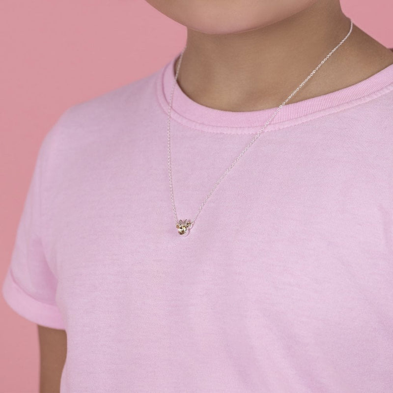 Disney Minnie Mouse June Birthstone Champagne Pendant Necklace