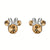 Disney Minnie Mouse June Birthstone Champagne Stud Earrings