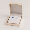 Disney Minnie Mouse September Birthstone Sapphire Stud Earrings