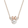 Disney Minnie Mouse Pendant Necklace Rose Gold Disney