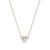 Disney Minnie Mouse Pendant Necklace Rose Gold
