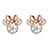 Disney Minnie Mouse Rose Gold Stud Earrings