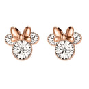 Disney Minnie Mouse Rose Gold Stud Earrings