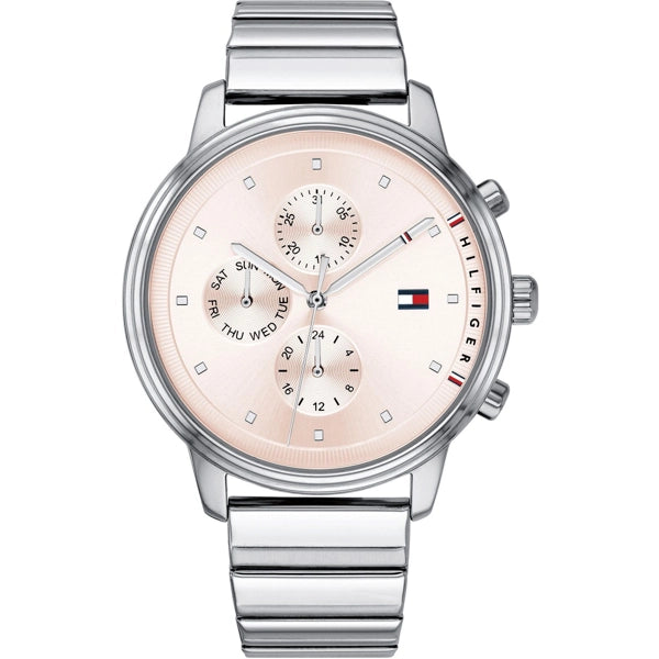 Tommy Hilfiger Blake Ladies Watch Silver Pink Dial 1781904