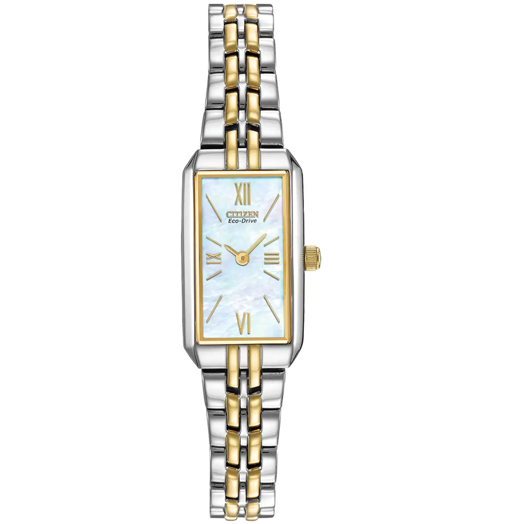 Citizen Silhouette Ladies Two-Tone Eco-Drive Watch EG2694-59D