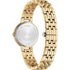 Citizen Silhouette Ladies Gold Green Eco-Drive Watch EM0993-82Z Citizen