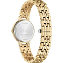 Citizen Silhouette Ladies Gold Green Eco-Drive Watch EM0993-82Z Citizen
