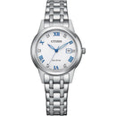 Citizen Silhouette Ladies White Diamond Eco-Drive Watch FE1240-81A Citizen