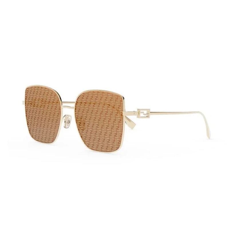 Fendi Baguette Ladies Sunglasses Brown F Lens FE40013U 10L