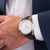 GANT Park Hill Day-Date II Men's Watch White Dial Brown Leather GTG121001