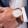 GANT Park Hill Day-Date II Men's Watch Brown Leather White G121006 GANT