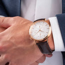 GANT Park Hill Day-Date II Men's Watch Brown Leather White G121006 GANT