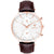 GANT Park Hill Day-Date II Men's Watch Brown Leather White GTG121006