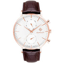 GANT Park Hill Day-Date II Men's Watch Brown Leather White G121006 GANT