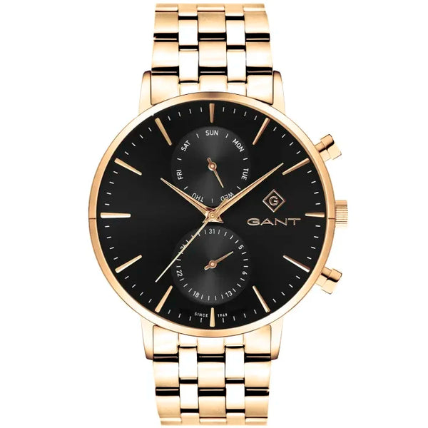 GANT Park Hill Day-Date II Men's Watch Gold Black GTG121013