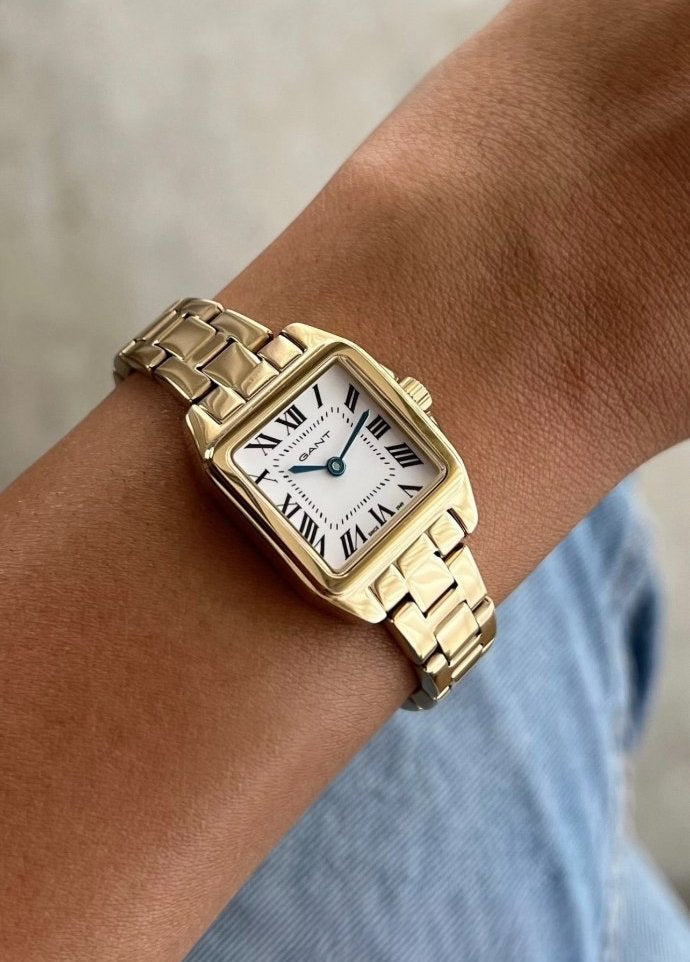 GANT Seneca Ladies Watch Gold White Roman Dial GTG193003