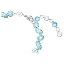 Swarovski Gema Tennis Bracelet Mixed Cut Silver Blue 5666018
