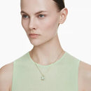 Swarovski Gema Pendant Necklace Multi-Stone Gold 5705816