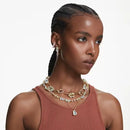 Swarovski Gema Pendant Necklace Multi-Stone Gold 5705816